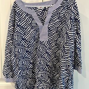 Vineyard Vines Navy and White cotton Women's Tunic